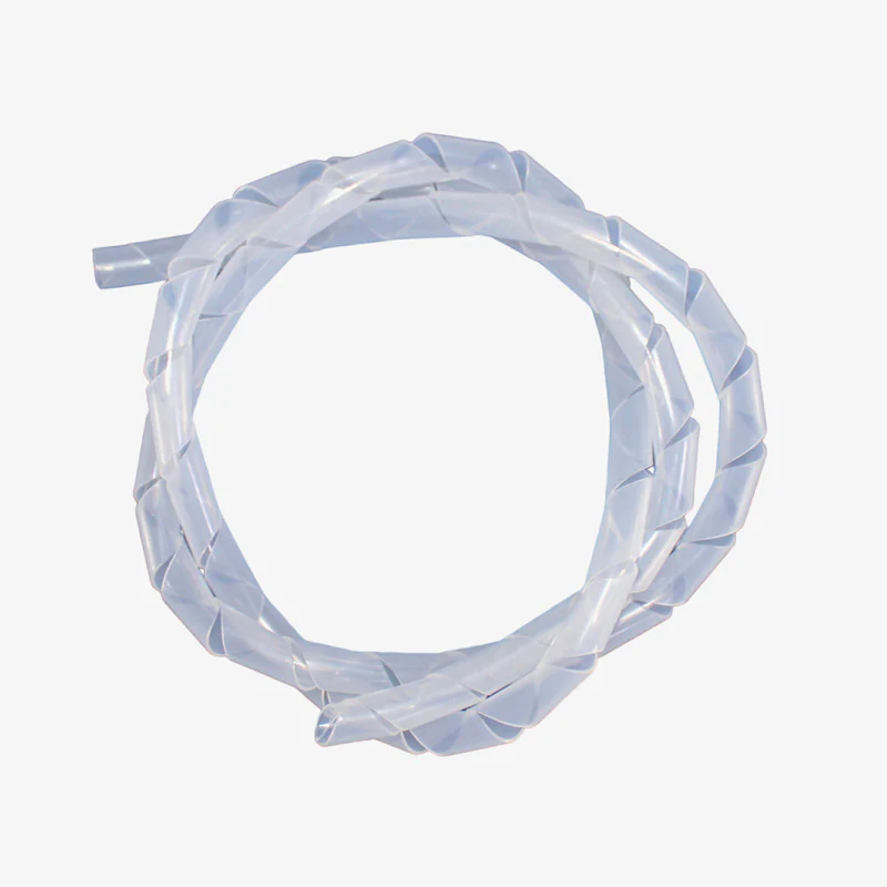 12MM - 1/2" PVC Spiral Wrapping Sleeve Band for wire harness-1 meter (White) Good Quality