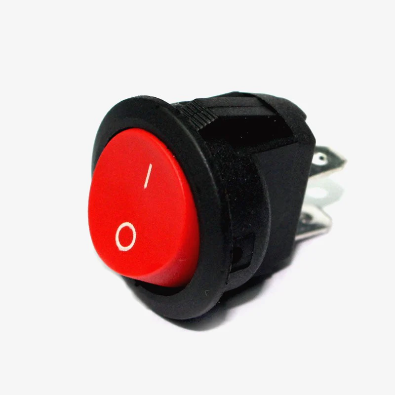 On-Off Round Rocker Switch - 6A 250V - Image 3