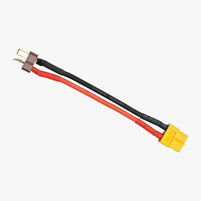 T-Connector Male to XT60 Female Connector Battery Adapter Cable - Image 2