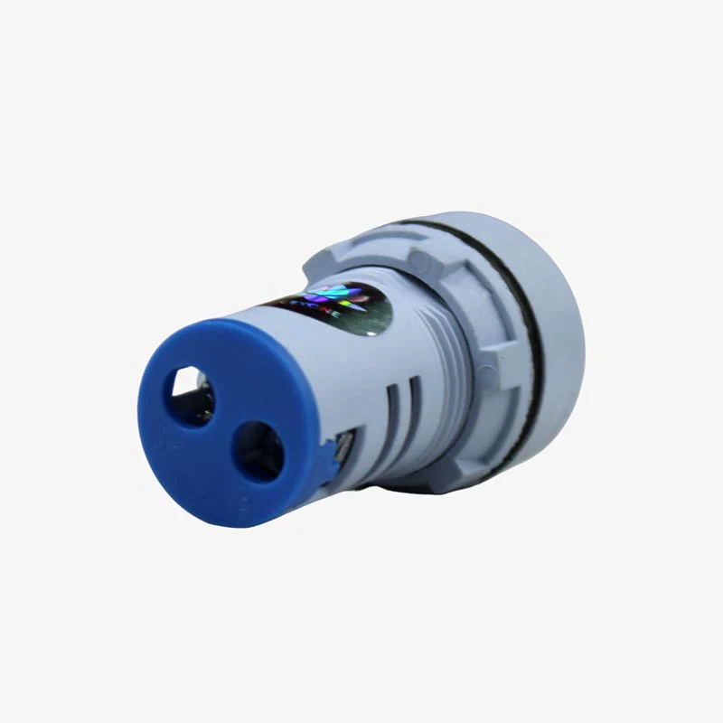 Ceyone AD22-22DSV AC Voltmeter Display Round Blue 22mm (60 to 500 VAC) - Image 3
