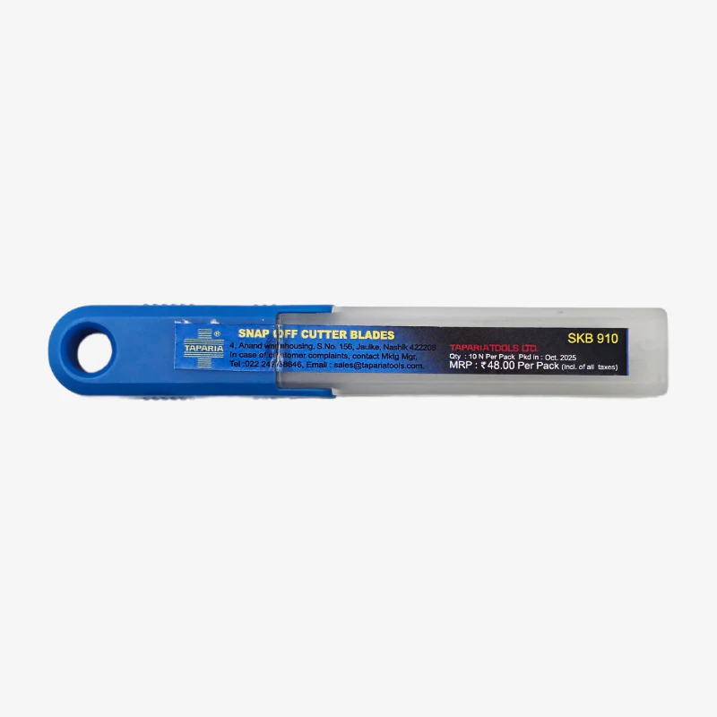 Taparia 9mm Snap-Off Cutter Blades - SKB 910 (Pack of 10) - Image 5