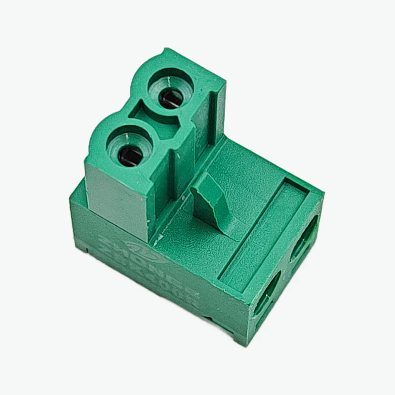 2Pin 5.08mm Pitch Pluggable Female Right Angle Terminal Block Connector