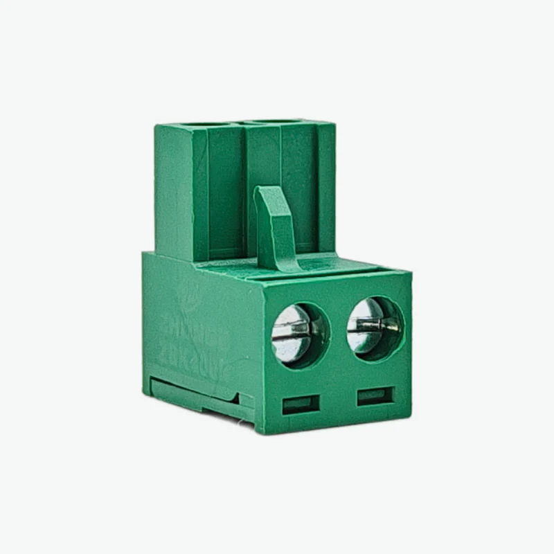 2Pin 5.08mm Pitch Pluggable Female Right Angle Terminal Block Connector - Image 2