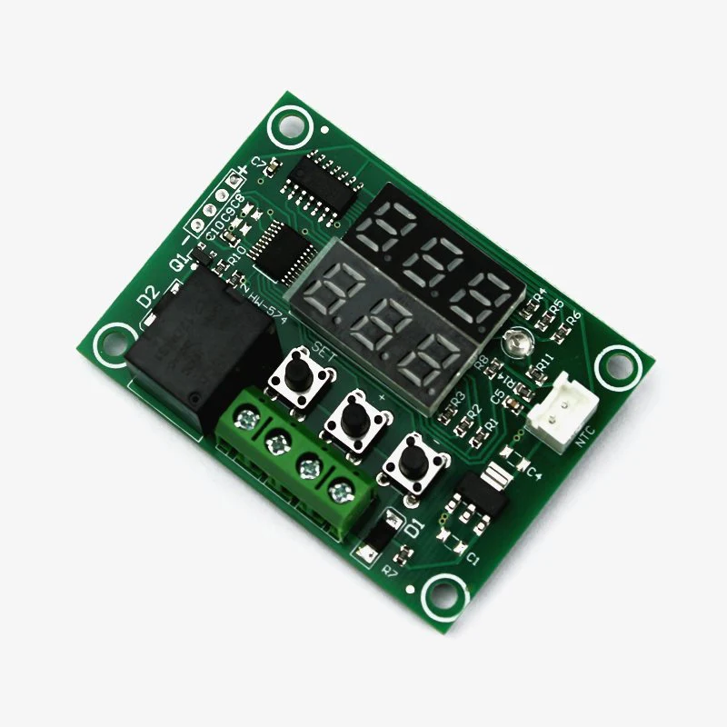 W1219 Temperature Controller Module With Waterproof Temperature Sensor (Red And Green Display)) - Image 2