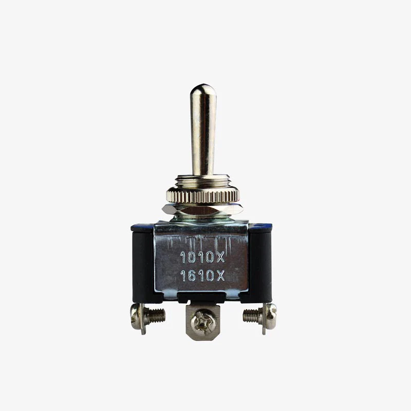 Toggle Switch 10A SPDT CENTER OFF 125VDC and 250VAC - CALONIX Panel Mount Switch