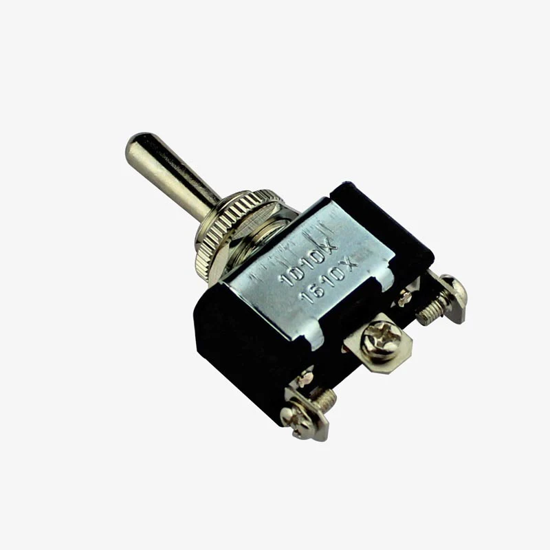 Toggle Switch 10A SPDT CENTER OFF 125VDC and 250VAC - CALONIX Panel Mount Switch - Image 2
