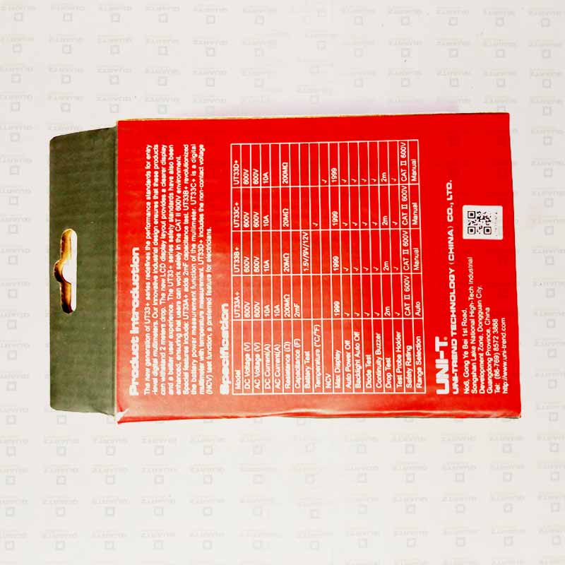 UNI-T UT33D+ Digital Palm Size Multimeter - Image 8