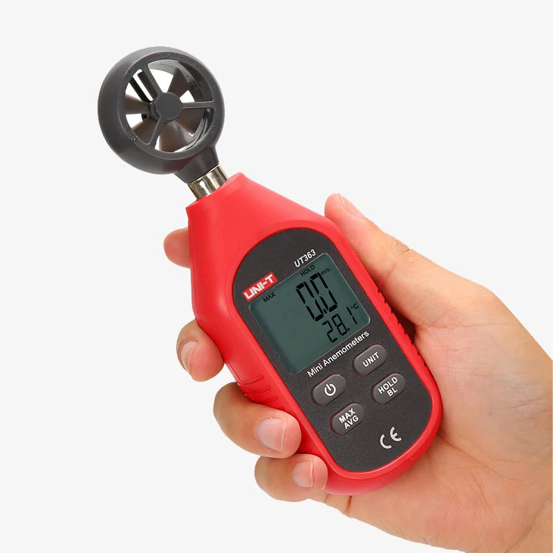 UNI-T UT363 Mini Digital Anemometer Digital Wind Speed and Temperature Meter - Image 4