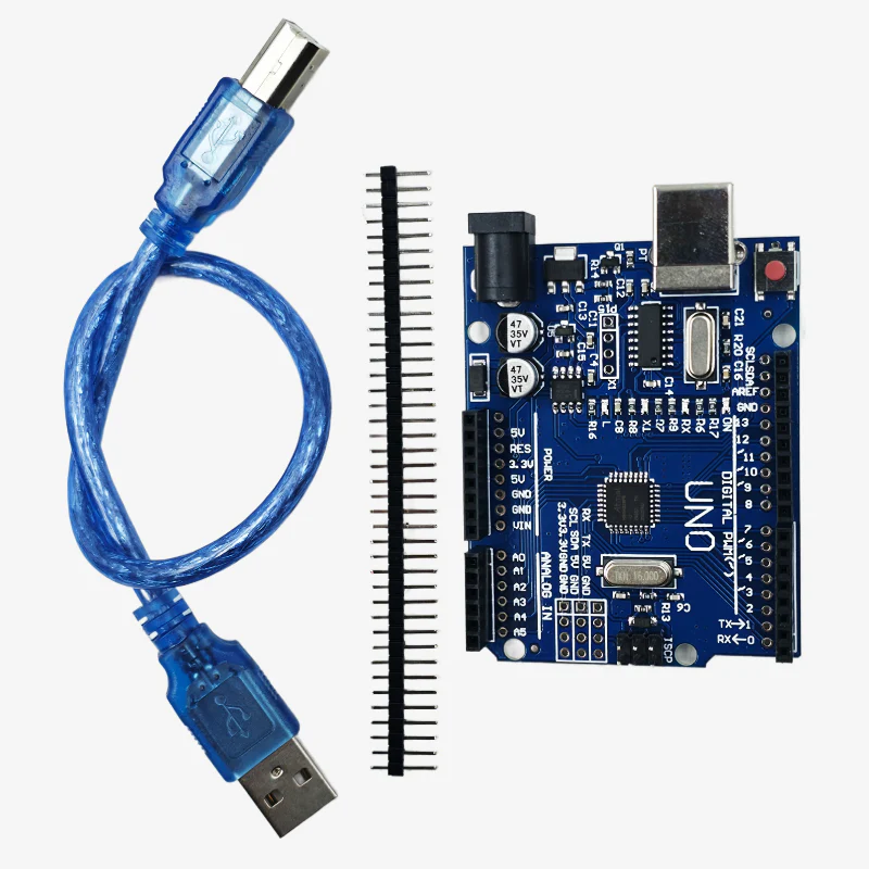 Uno R3 CH340G ATmega328p Development Board with USB Type-B Cable - Compatible with Arduino - Image 2