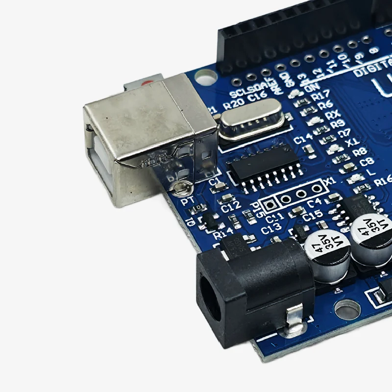 Uno R3 CH340G ATmega328p Development Board with USB Type-B Cable - Compatible with Arduino - Image 4