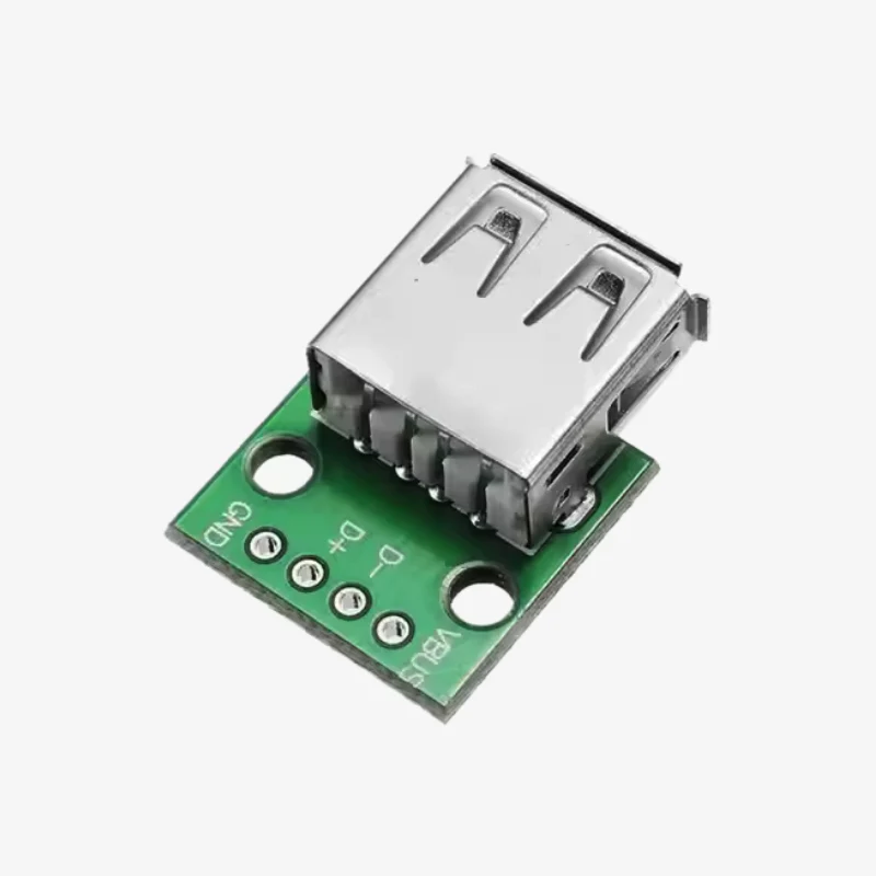 USB Female to 2.54mm Breakout Board with Direct 4P Adapter - Image 2