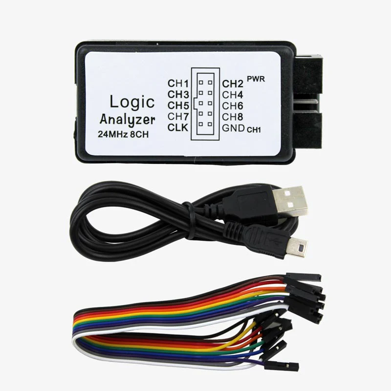 USB Logic Analyzer 24M 8CH, MCU ARM FPGA DSP Debug Tool