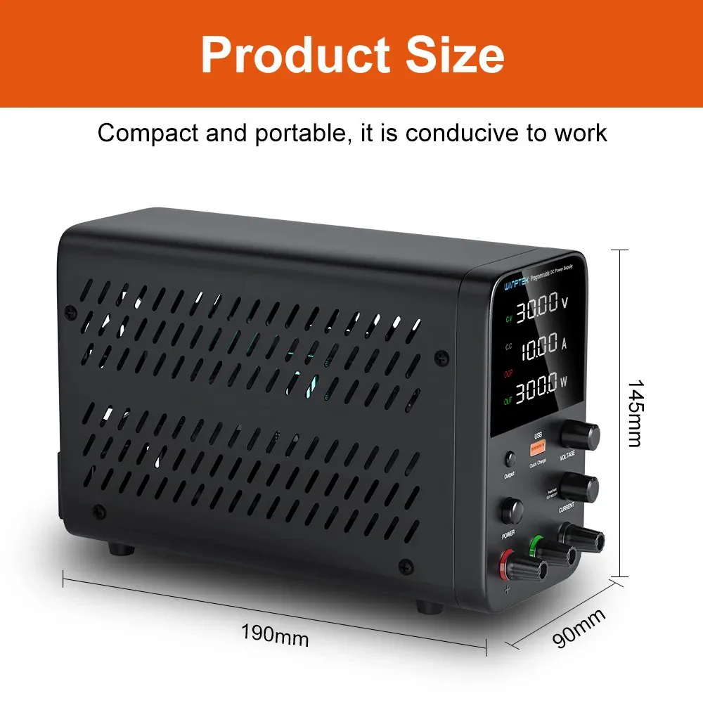 WANPTEK WPS305H DC Adjustable Power Supply - 30V/5A - Image 4