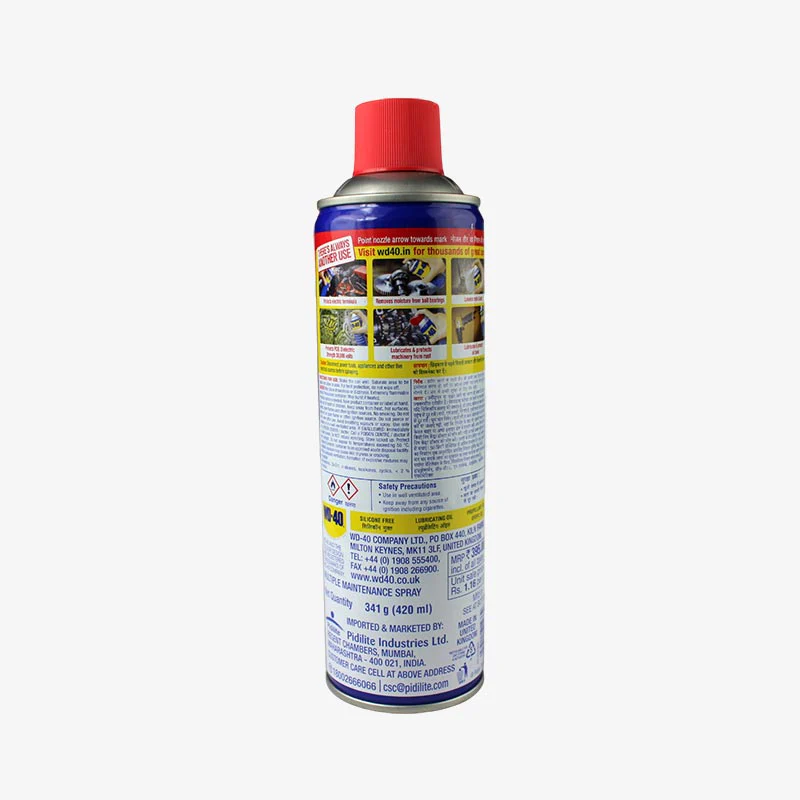 WD40 multi-use spray for lubrication and corrosion prevention 420ml - Image 2