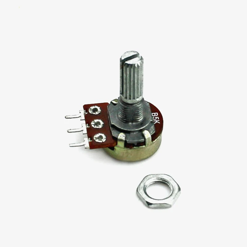5K Ohm Potentiometer - Large 3 Pin 15mm Potentiometer