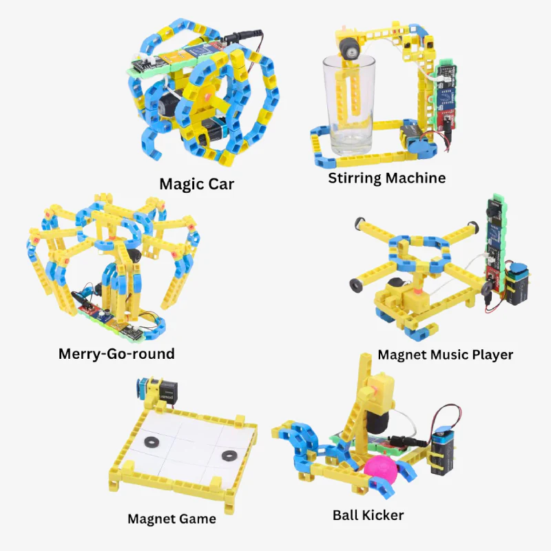 WitBlox DIY Magnet Sensor Kit - 6 in 1 Projects - Image 2