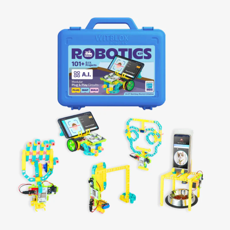 WitBlox DIY Robotics Kit with AI to Build 101+ Smart Projects