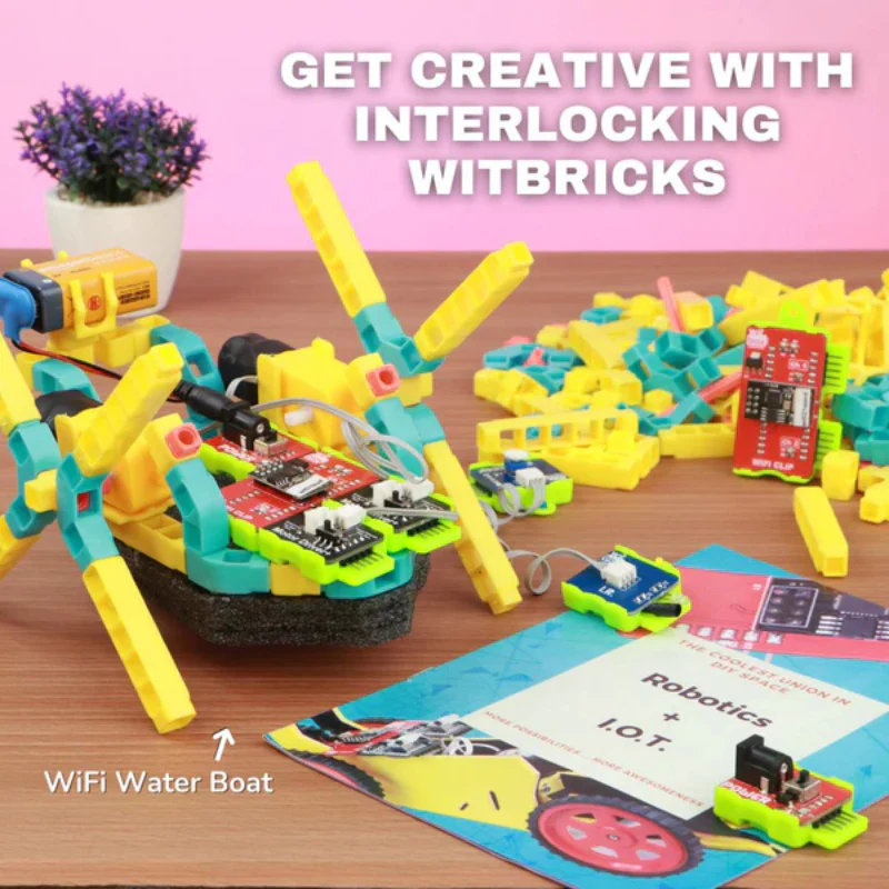 WitBlox Robotics Kit with WiFi (IoT) Edition to Build 101+ DIY Projects - Image 2