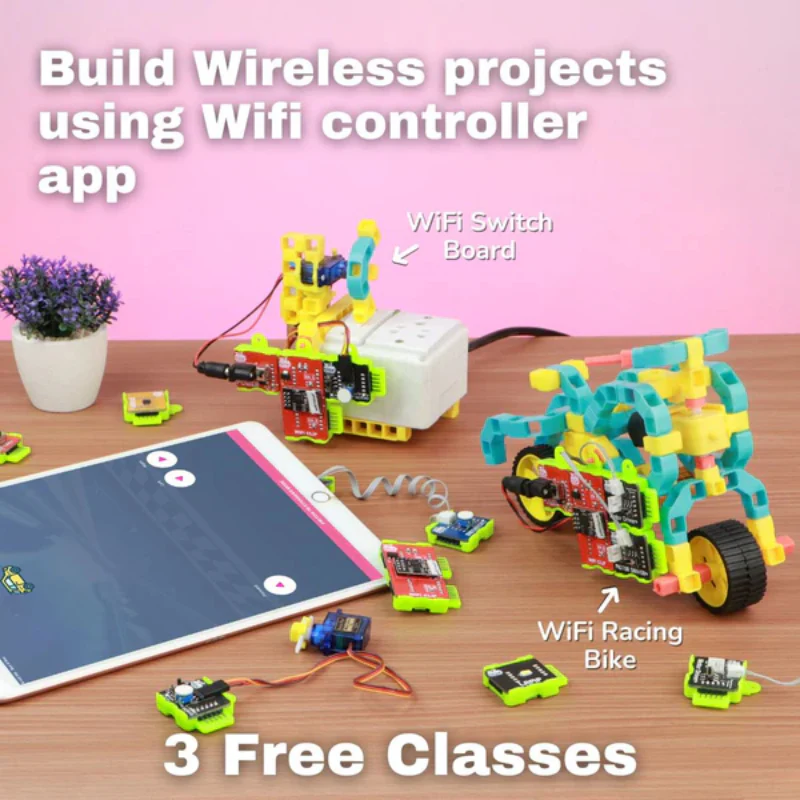 WitBlox Robotics Kit with WiFi (IoT) Edition to Build 101+ DIY Projects - Image 3